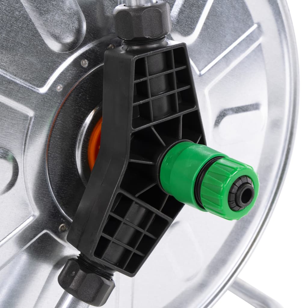 Carrete de pared para manguera de 50 m 1/2" acero