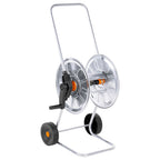 Carrete de manguera con set de racores PVC verde 0,5" 30 m