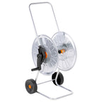 Carrete de manguera con set de racores PVC verde 0,5" 30 m