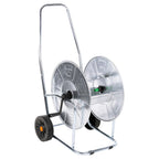 Carrete de manguera con set de racores PVC verde 0,5" 30 m