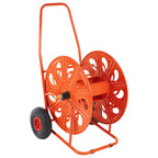 Carrete de manguera con set de racores PVC verde 0,5" 30 m