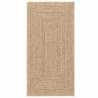 Alfombra ZIZUR apariencia de yute interior exterior 100x200 cm