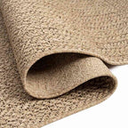 Alfombra ZIZUR apariencia de yute interior exterior 100x200 cm