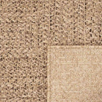 Alfombra ZIZUR apariencia de yute interior exterior 100x200 cm