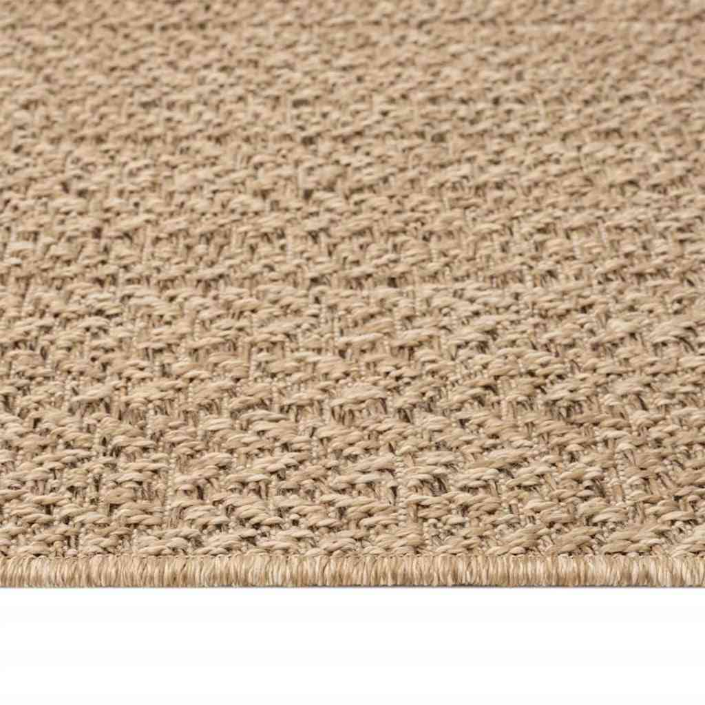 Alfombra ZIZUR apariencia de yute interior exterior 100x200 cm