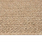 Alfombra ZIZUR apariencia de yute interior exterior 100x200 cm
