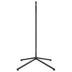 Soporte de silla colgante huevo sin cesta acero negro