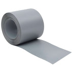 Pantallas privacidad jardín 10 uds PVC gris 252,5x19 cm