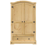 Armario "Corona" 101x52x170 cm Madera maciza de pino