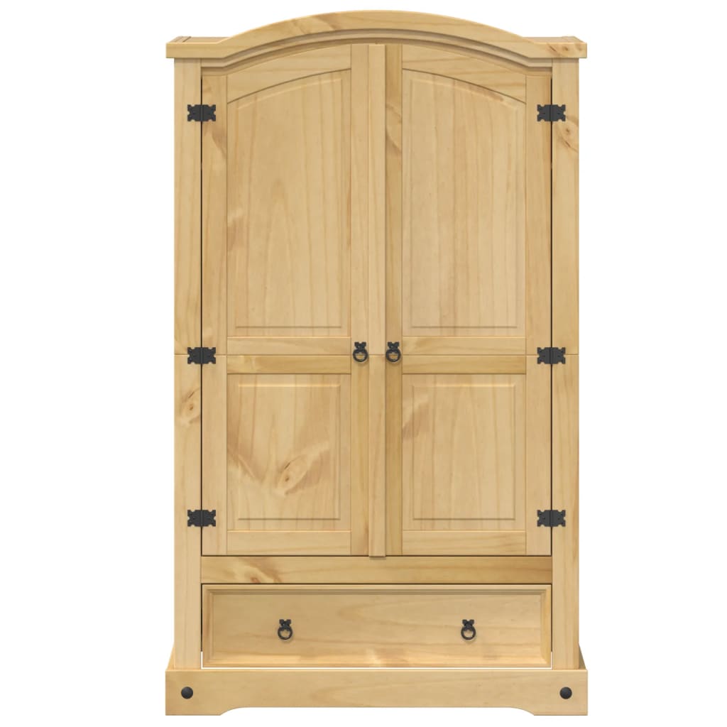 Armario "Corona" 101x52x170 cm Madera maciza de pino