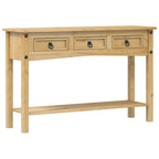 Mesa consola "Corona" 114x34,5x73 cm Madera maciza de pino