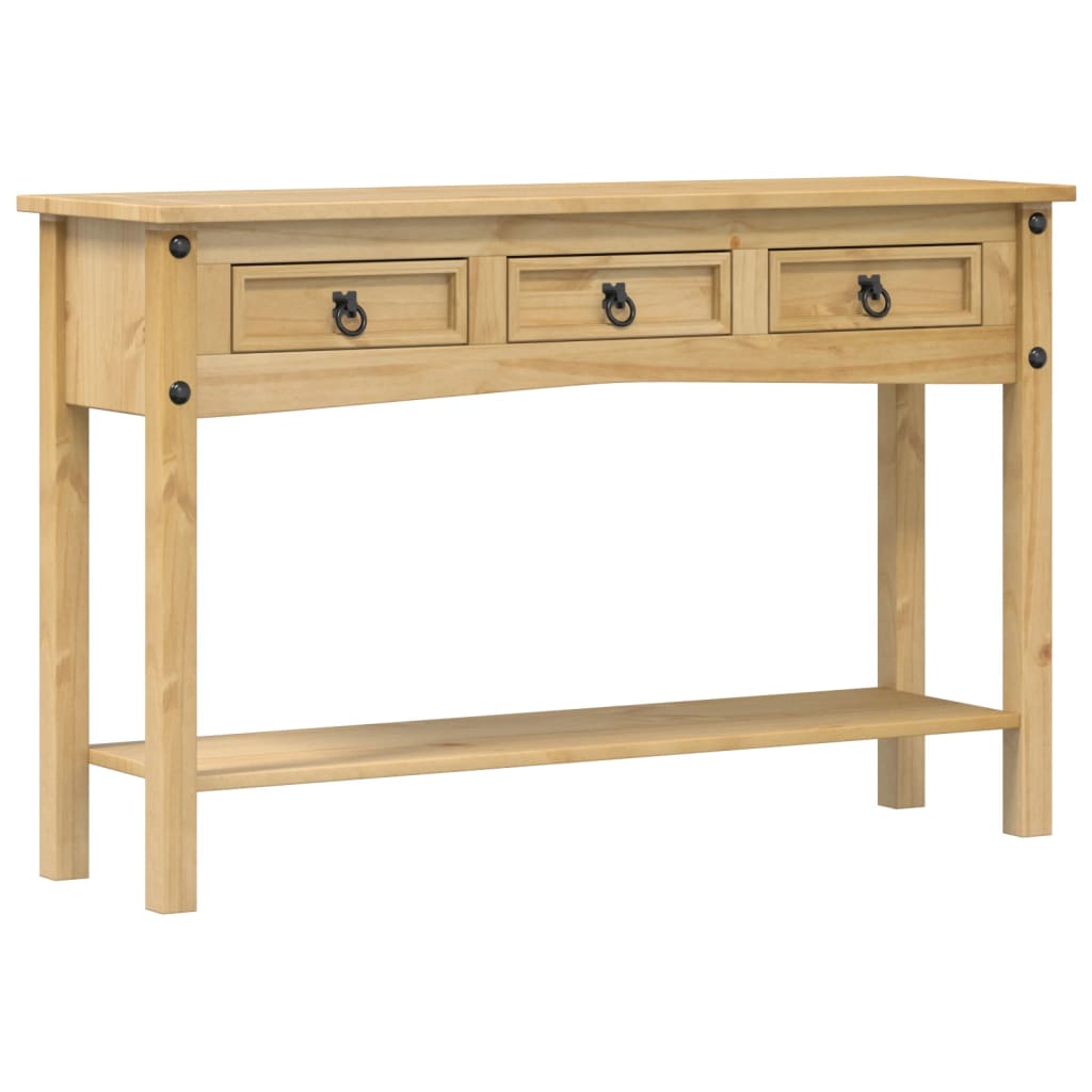 Mesa consola "Corona" 114x34,5x73 cm Madera maciza de pino