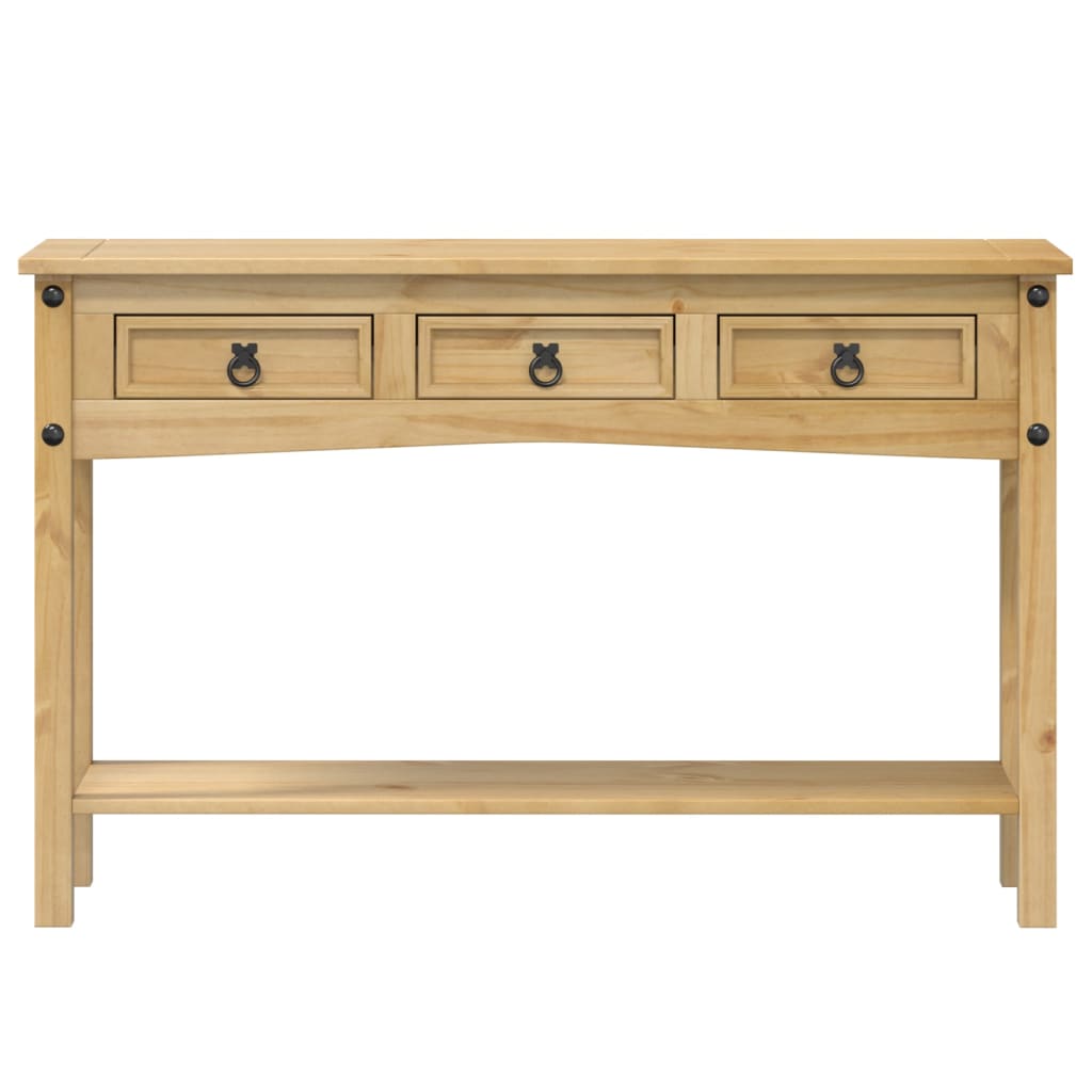 Mesa consola "Corona" 114x34,5x73 cm Madera maciza de pino