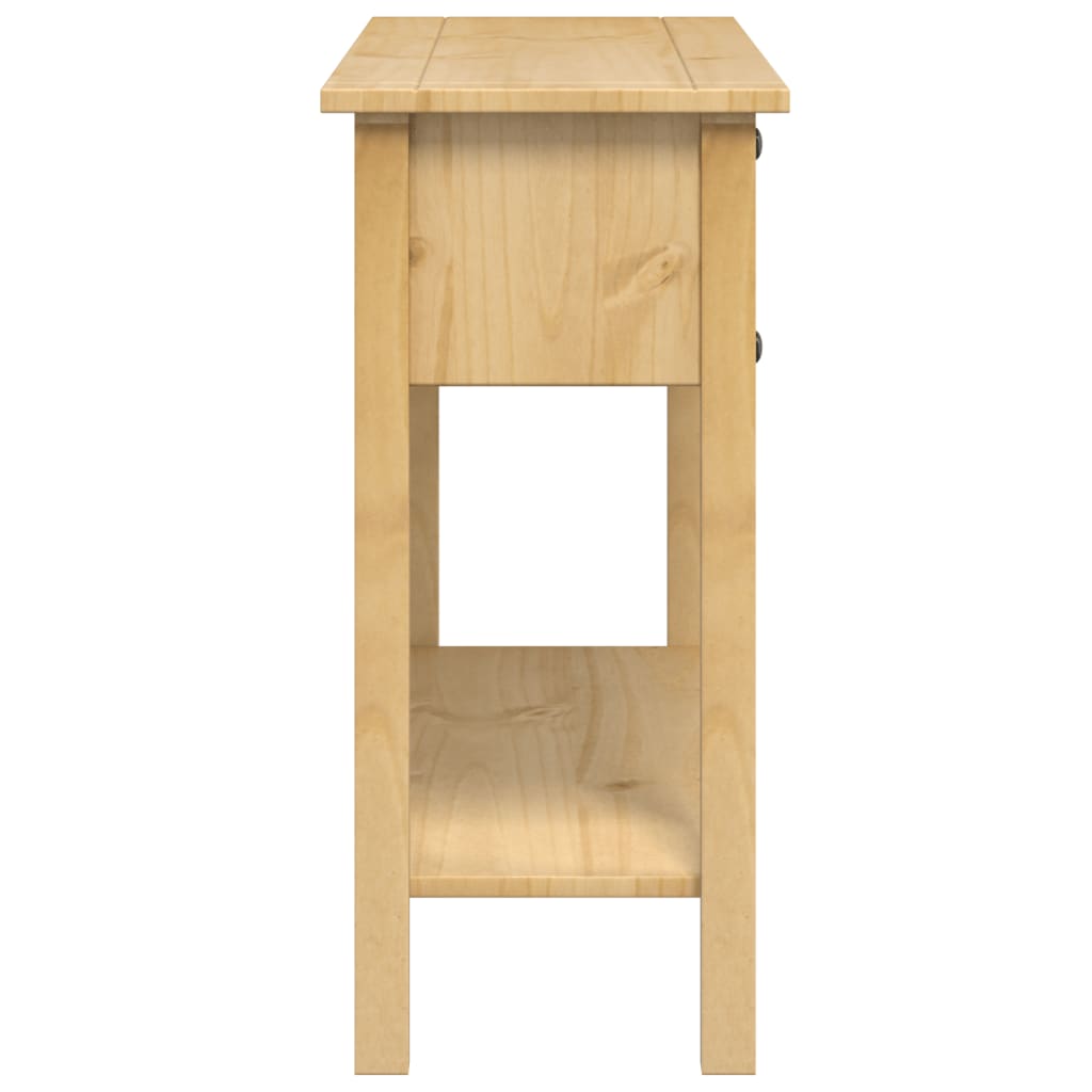 Mesa consola "Corona" 114x34,5x73 cm Madera maciza de pino