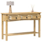 Mesa consola "Corona" 114x34,5x73 cm Madeira maciça de pinho