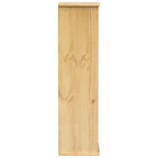 Estantería de CDs Corona madera maciza de pino 40x30x110 cm