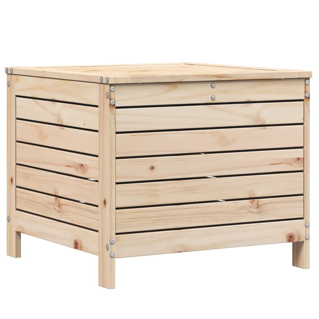 Juego de sofás de jardín 5 piezas madera maciza de pino