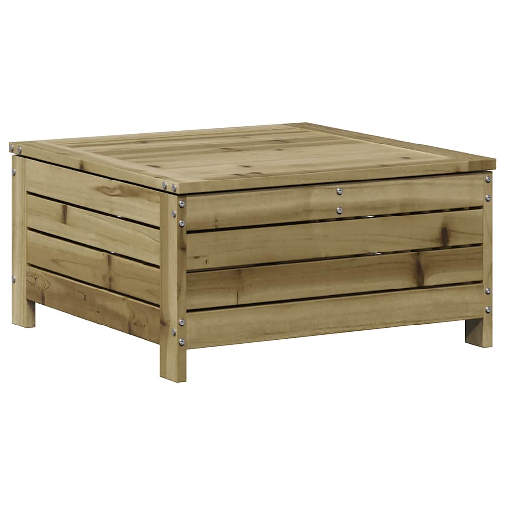 Juego de muebles de jardín 7 pzas madera de pino impregnada