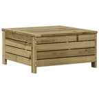 Juego de muebles jardín 4 pzas y cojines madera pino impregnada