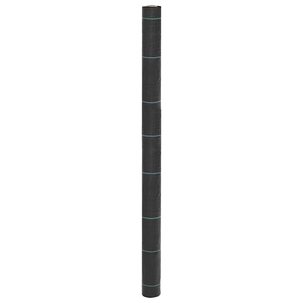 Weed control fabric, black, 0.5x100 m PP