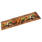 Alfombra de cocina lavable terciopelo aspecto hormigón 45x150cm