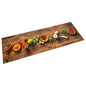 Alfombra de cocina lavable terciopelo aspecto hormigón 45x150cm