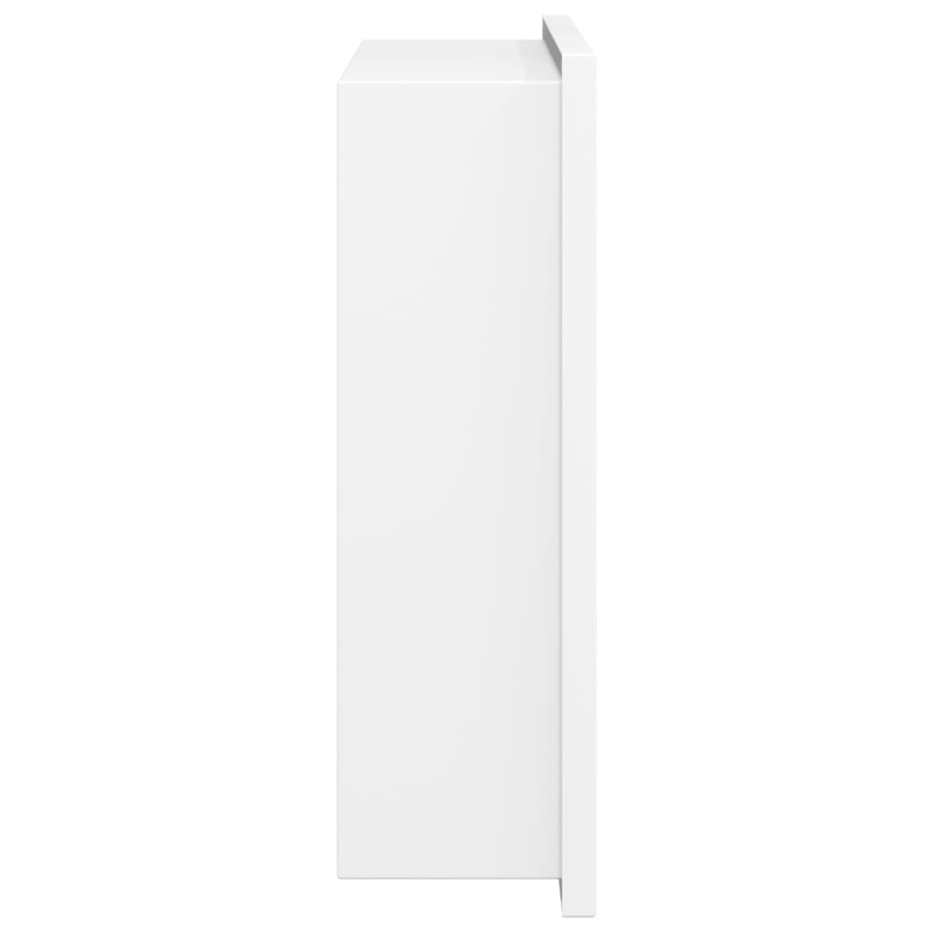 Hornacina ducha acero inoxidable blanco mate 32x32x9 cm