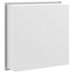 Hornacina ducha acero inoxidable blanco mate 32x32x9 cm