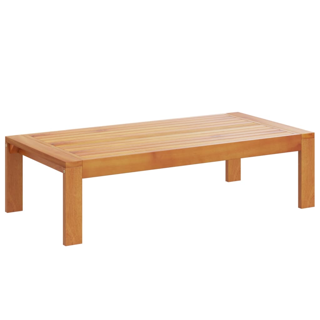 Set sofás de jardín con cojines 4 pzas madera maciza de acacia
