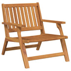 Silla de Jardín 3 pcs Marrón Madera de Acacia Sólida