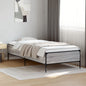 White bed frame without mattress 180x200 cm engineered wood