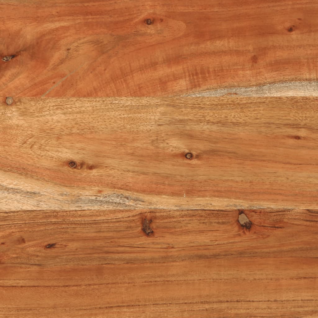 Conjunto de muebles de baño 2 piezas madera maciza de acacia