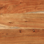 Conjunto de muebles de baño 2 piezas madera maciza de acacia