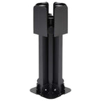 Base de sombrilla para mástil de Ø38/48 mm acero negro brillo