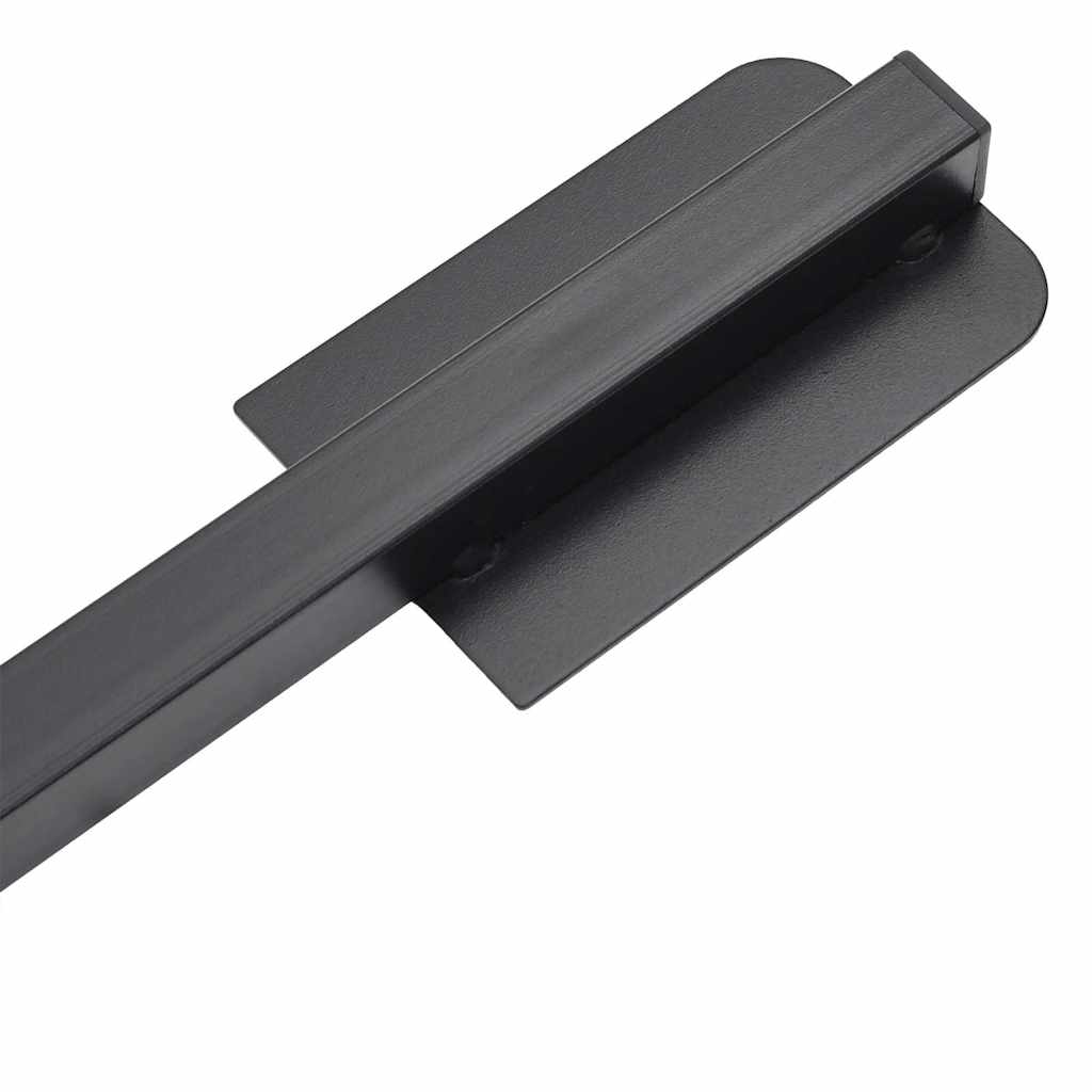 Base de sombrilla para mástil de Ø38/48 mm acero negro brillo