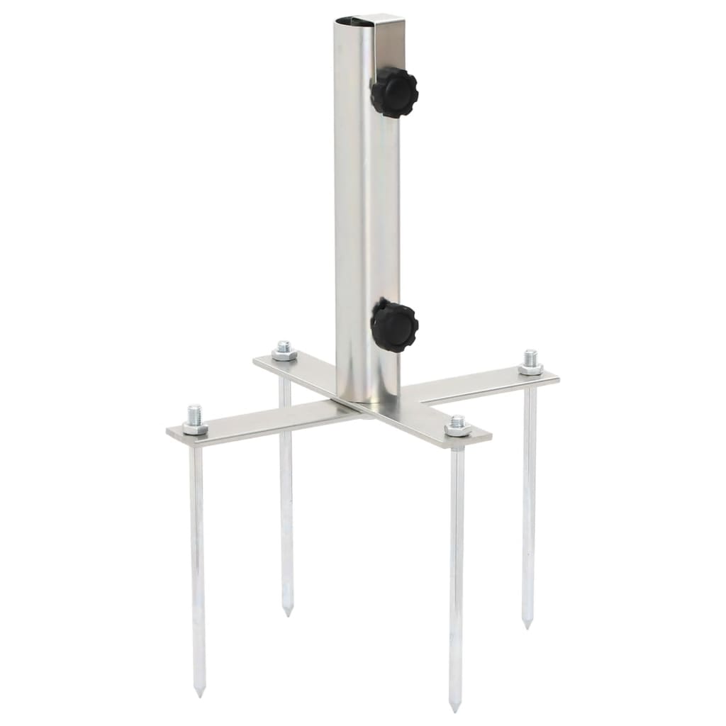 Base de Sombrilla con estacas de suelo acero Ø32-38 mm