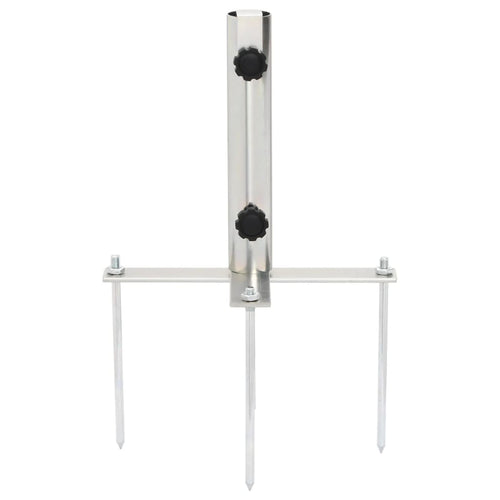 Base de Guarda-Sol com Estacas para o Chão em Aço Ø32-38 mm
