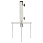 Base de Sombrilla con estacas de suelo acero Ø32-38 mm