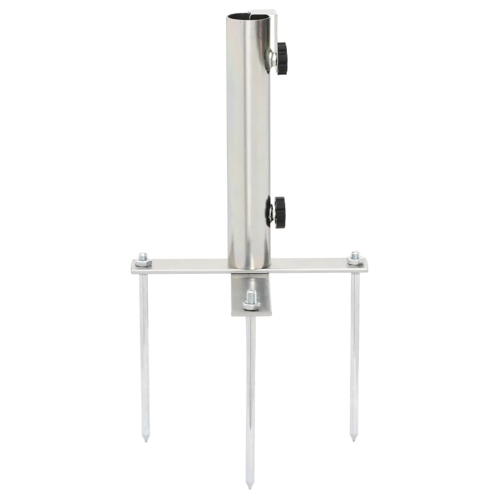 Base de Sombrilla con estacas de suelo acero Ø32-38 mm