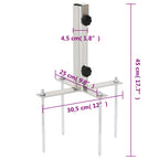 Base de Sombrilla con estacas de suelo acero Ø32-38 mm