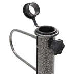 Soportes de sombrilla con púas 2 uds acero galvanizado 19x42 cm