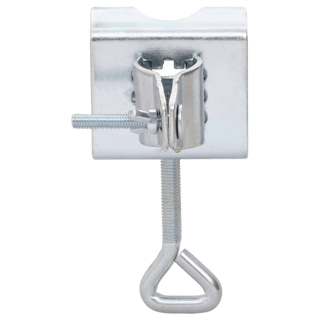 Abrazaderas de sombrilla de balcón 2 uds acero galvanizado 32mm