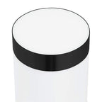 Luz de pared exterior 2 pcs Negro 12 x 8,5 x 27 cm