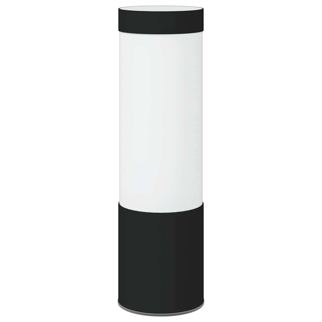 Luz de pared exterior 2 pcs Negro 12 x 8,5 x 27 cm