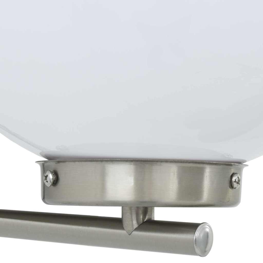 Luz de pared exterior 2 pcs Plateado 29 x 25 x 33 cm