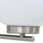 Luz de pared exterior 2 pcs Plateado 29 x 25 x 33 cm