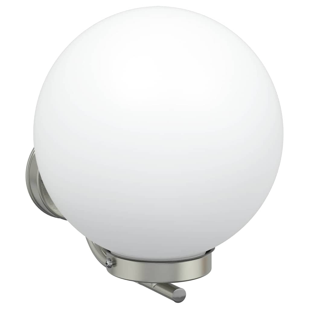 Luz de pared exterior 2 pcs Plateado 29 x 25 x 33 cm