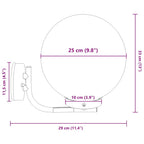Luz de pared exterior 2 pcs Plateado 29 x 25 x 33 cm