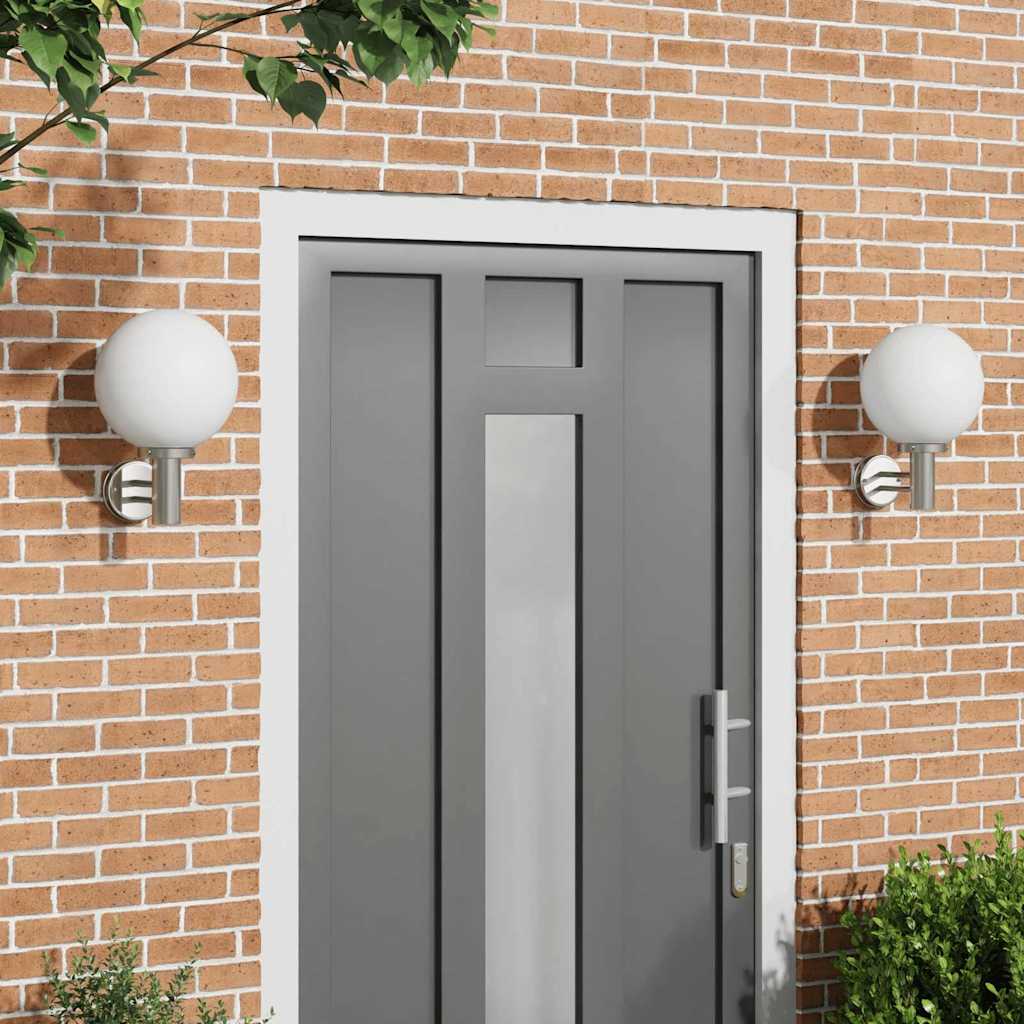 Outdoor Wall Light 2 pcs Black 23.5 x 9 x 26 cm