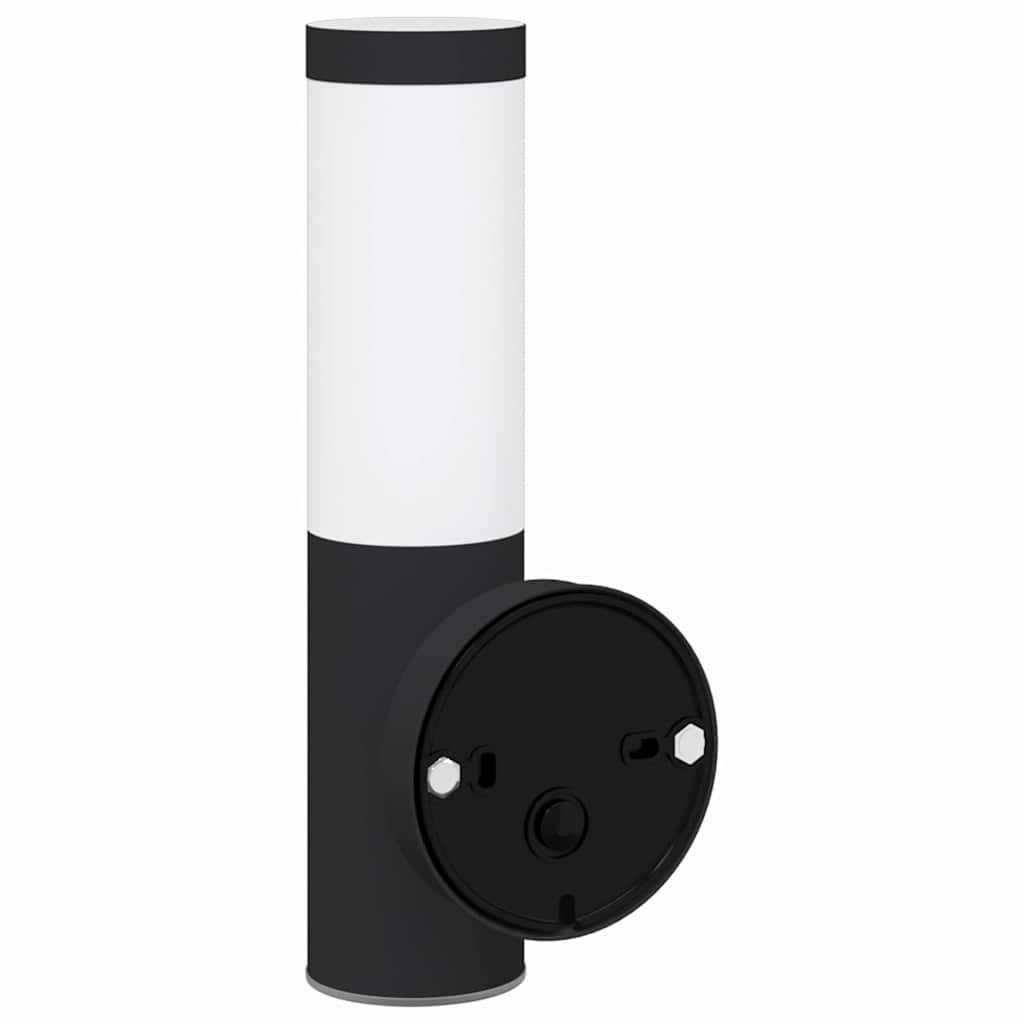 Luz de pared exterior 2 pcs Negro 15 x 7,5 x 33 cm